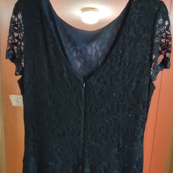 DONATED Full Length Lace Dress - Picture 3 of 4